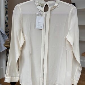 NWT Elegant Cream Blouse